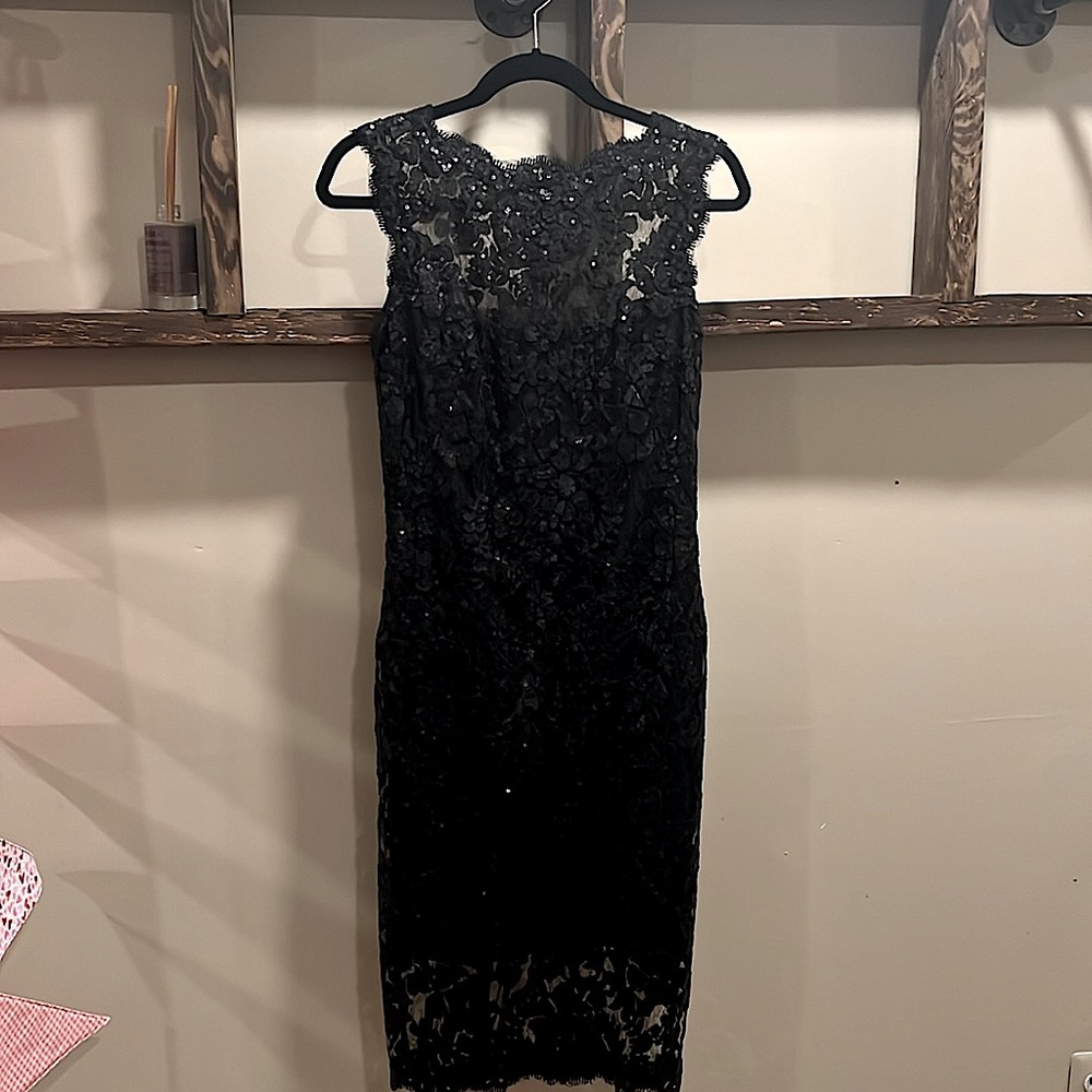 Women’s Tasashi Shoji Lace Dress in Black Size 6